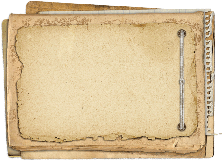 Лист старого альбома