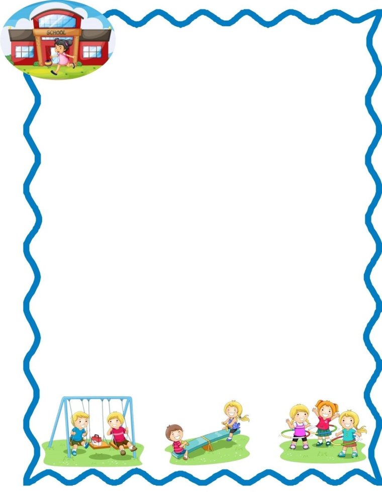 Рамка для режима дня в детском саду