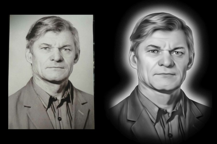 Ретушь для гравировки на памятниках