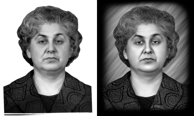 Ретушь на памятник