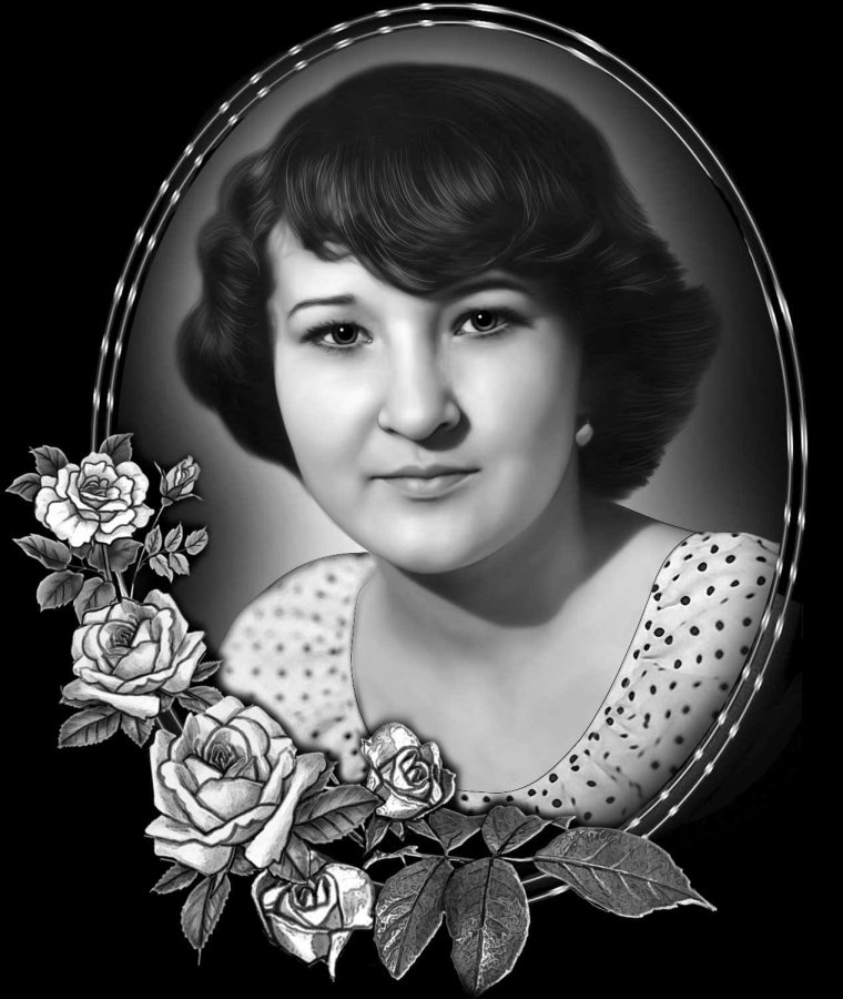 Ретушь портрета для гравировки