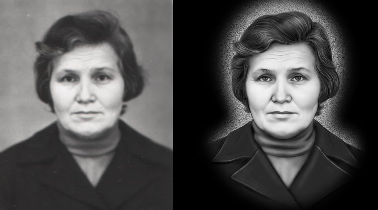 Одежда для ретуши на памятник