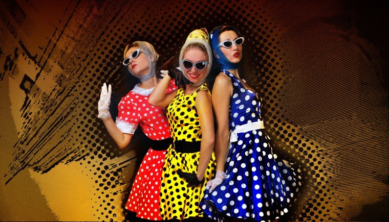 Фон для фотошопа в стиле стиляг