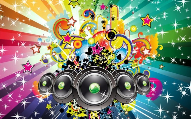 Фон на детскую дискотеку