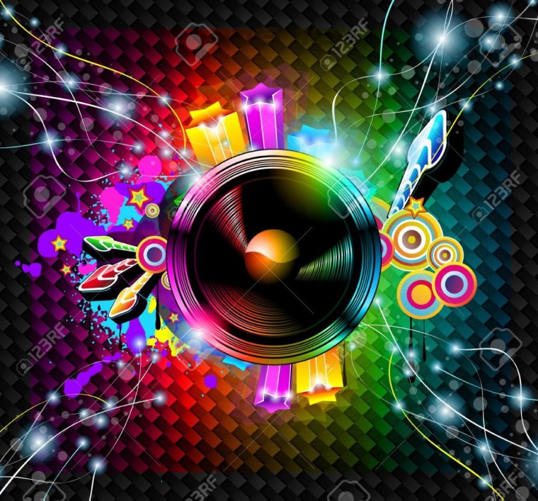 Фотообои в стиле диско