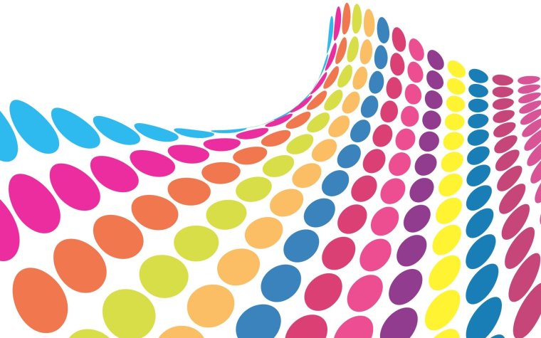 Радужный фон с нотами