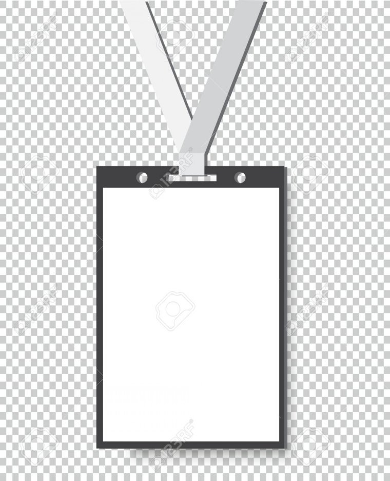 Бейдж макет