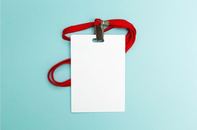 Бейджик пустой