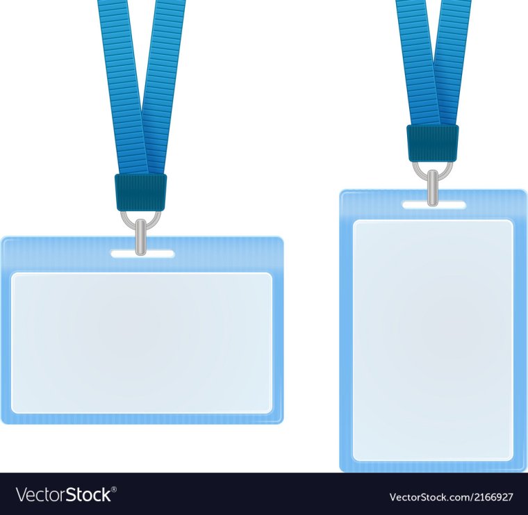 Рамка бейджа вертикальная