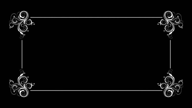 Рамка в стиле немого кино
