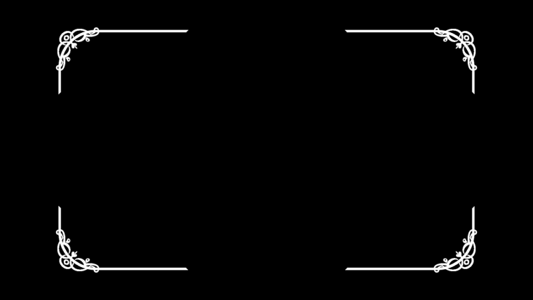 Рамка для титров в немом фильме