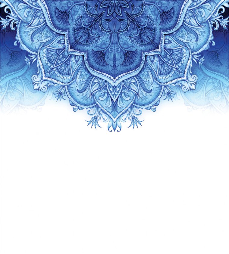 Кружево на синем фоне
