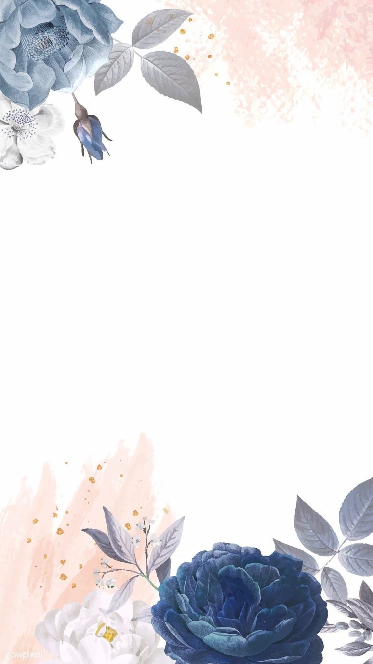 Шаблоны пригласительных в синем цвете