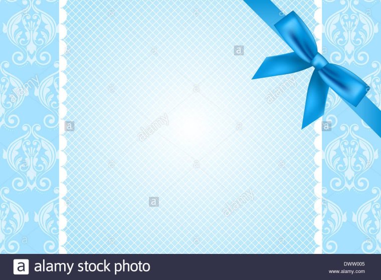 Пригласительный на юбилей синие