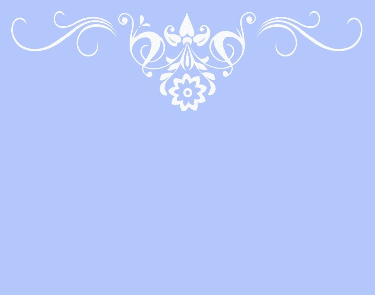 Голубой фон с узорами