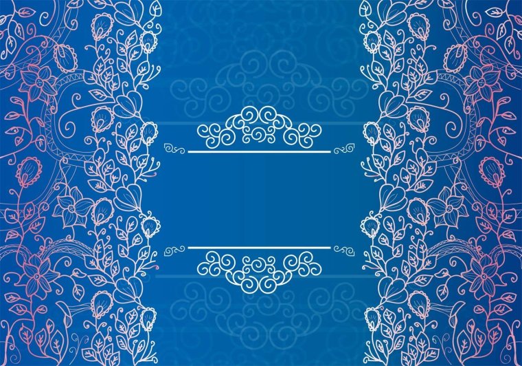 Голубой фон для пригласительных