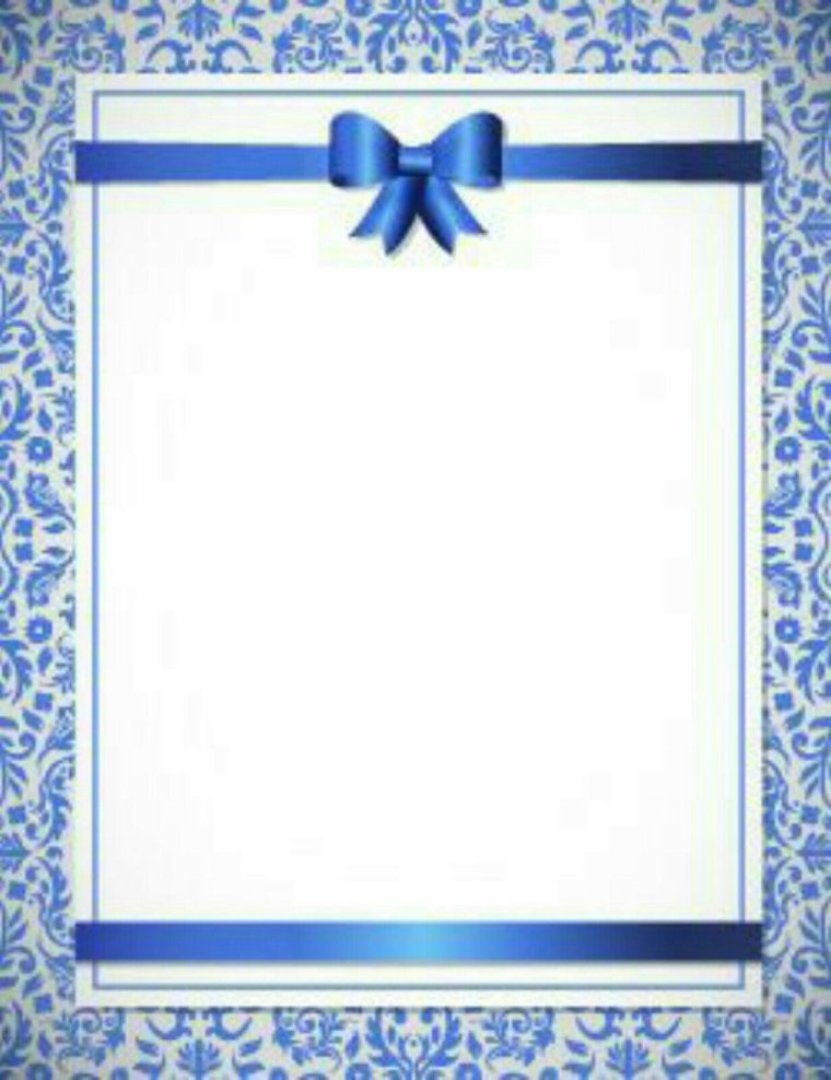 Синий фон с орнаментом