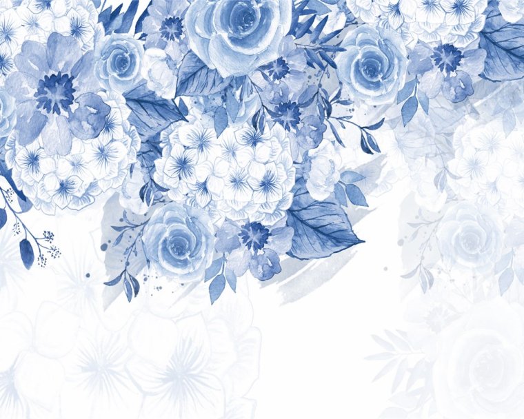 Фон для свадебного приглашения голубого цвета