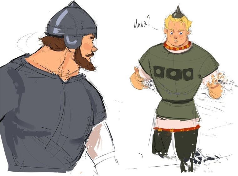 Колыван три богатыря арты