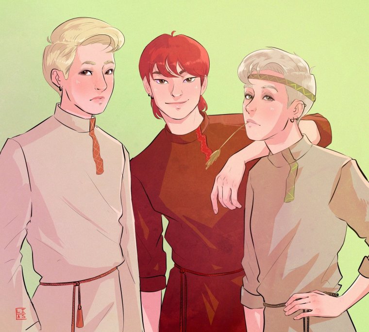 Три богатыря Юлий хуманизация