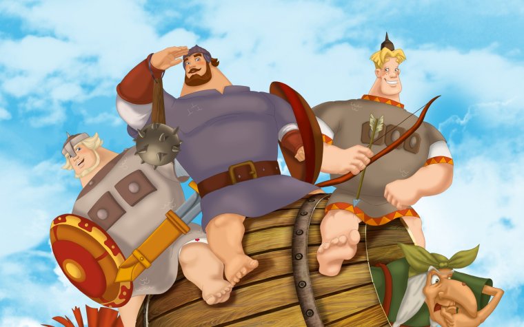 Три богатыря алёша Попович