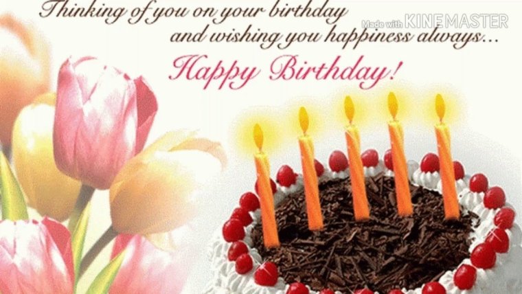 Happy Birthday анимация