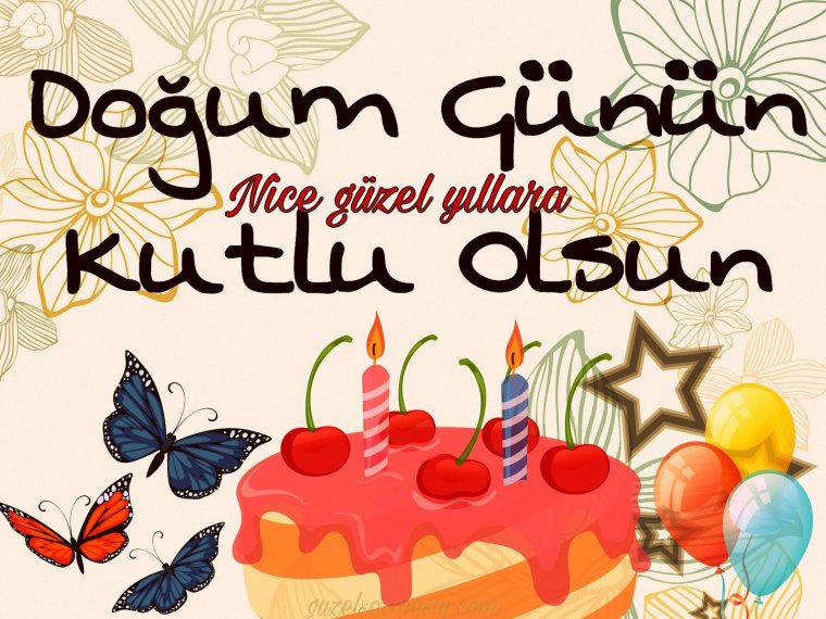 Открытки Dogum gunun Kutlu olsun