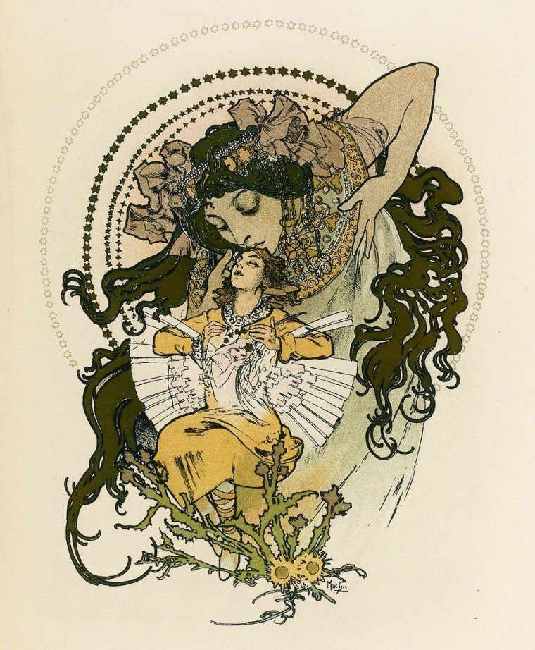 Альфонс Муха Графика Модерн