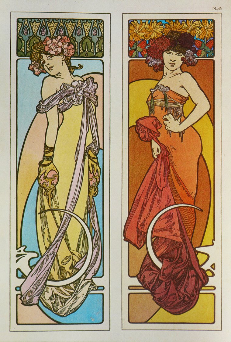 Модерн арт нуво Альфонс Муха