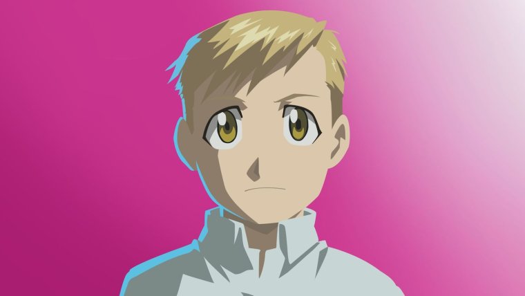 Аниме лицо Альфонс Элрик