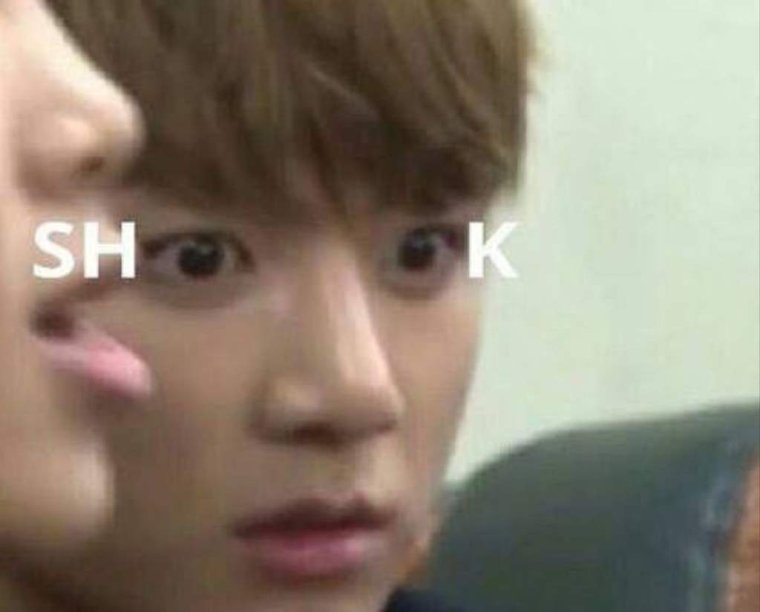 Чон Чонгук удивленный