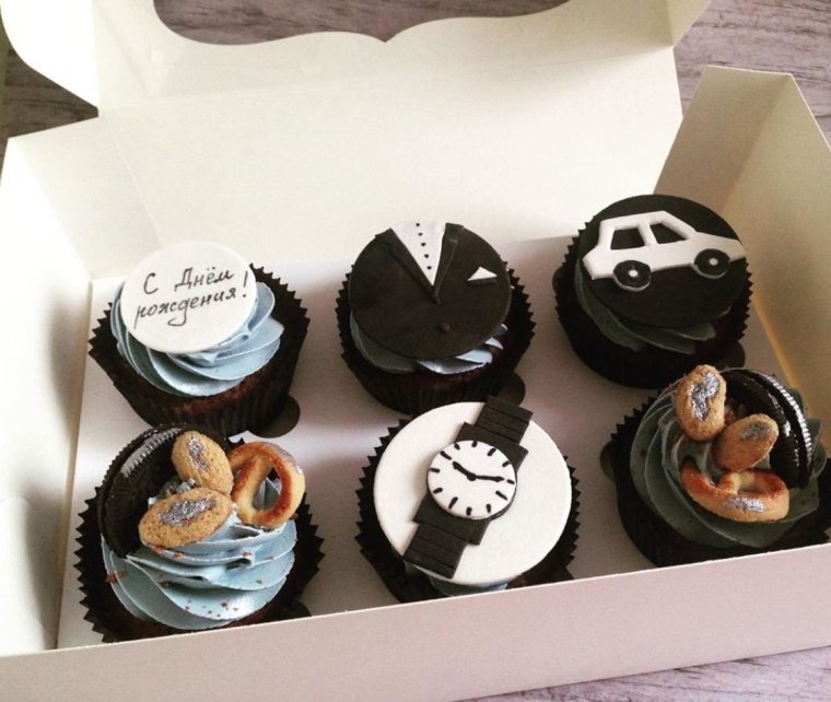 Капкейки для мужчины