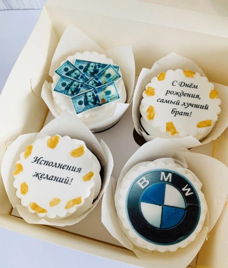 Печать на капкейки для мужчины