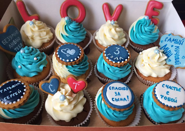 Капкейки с фотографиями