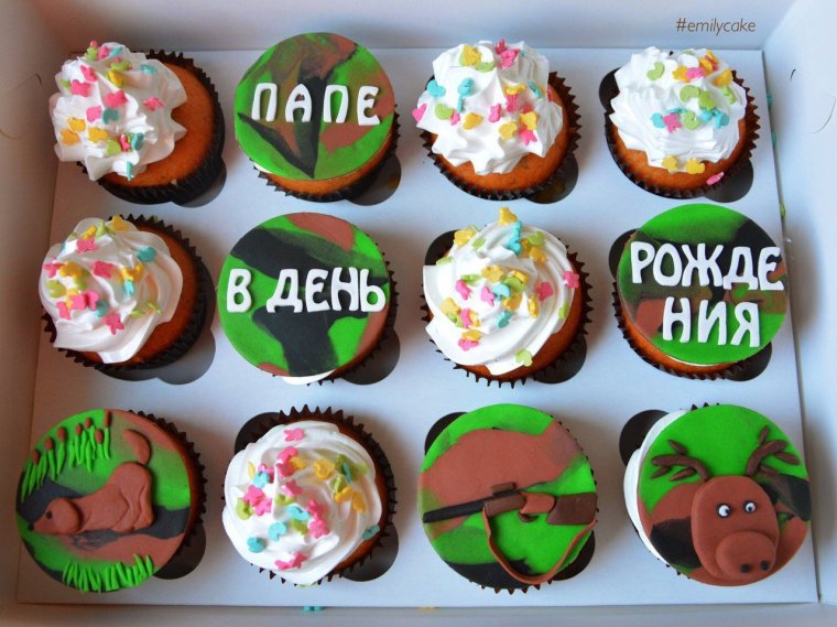 Капкейки на день отца
