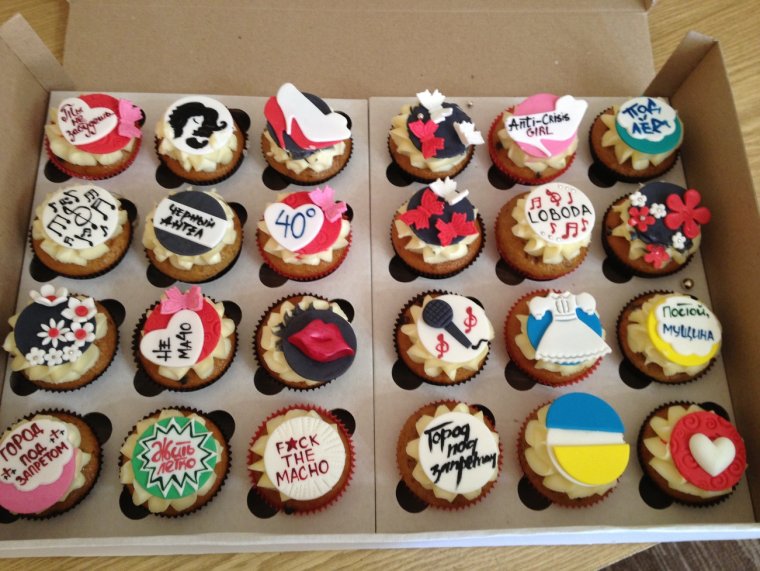 Капкейки с приколами