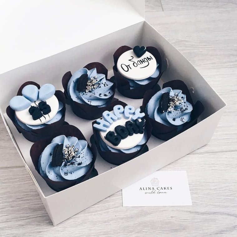 Мужские капкейки