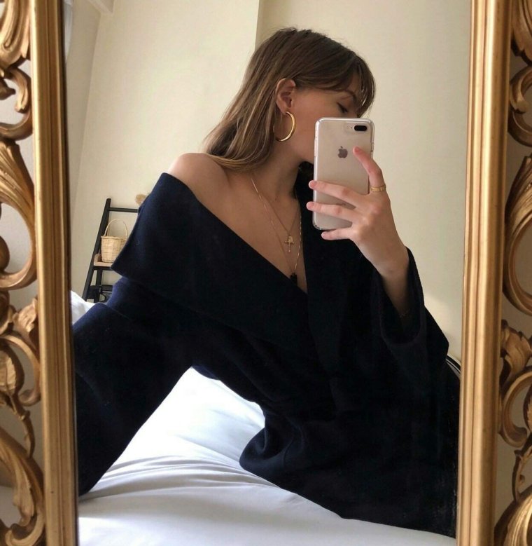 Эстетические селфи девушек