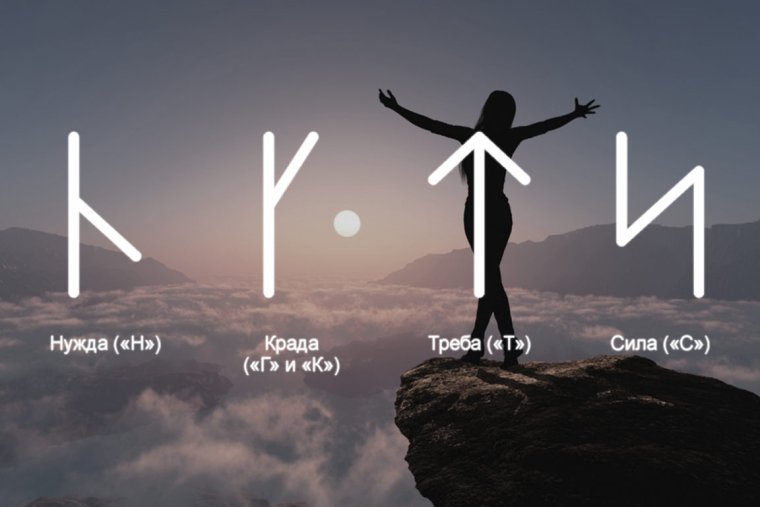 Руна Крада написание