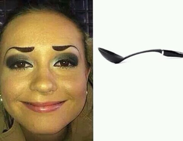 Грим Веселые брови