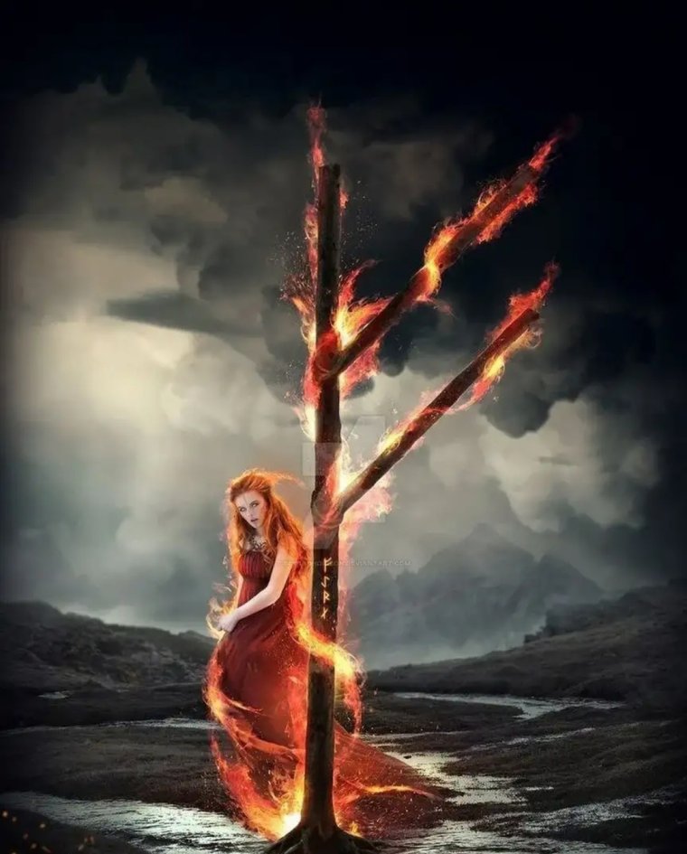 Руна Феху арт