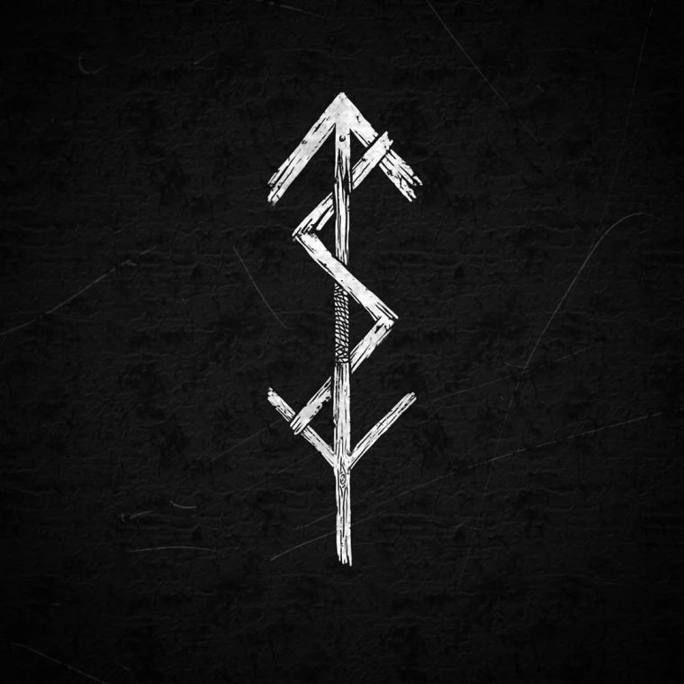 Руна ворона Скандинавия