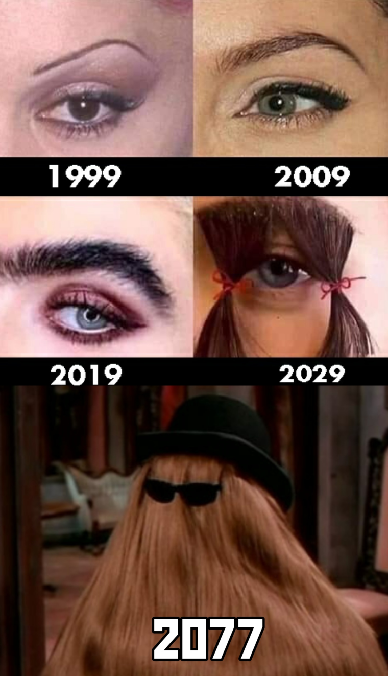 Брови прикол