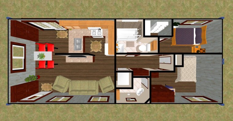 Двухэтажный Тини Хаус