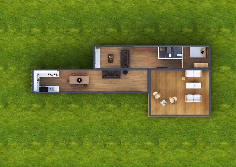 Многоэтажный дом из контейнеров в Йоханнесбурге