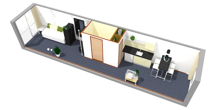 Дома из контейнеров с гаражом