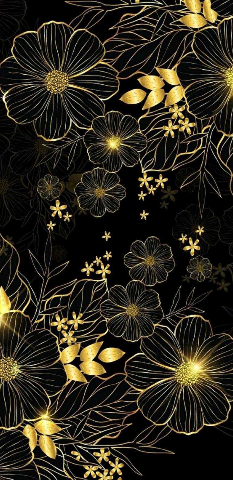 Орнамент на темном фоне