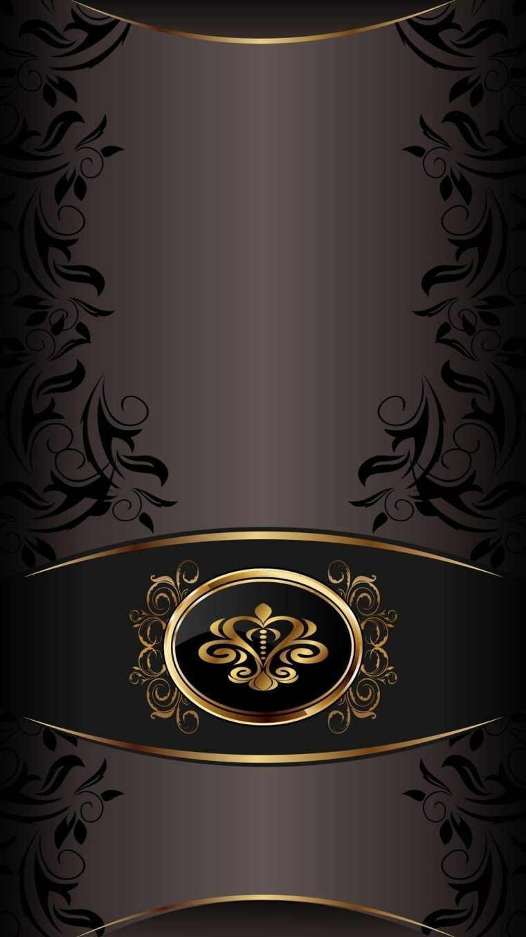 Чёрная заставка на телефон