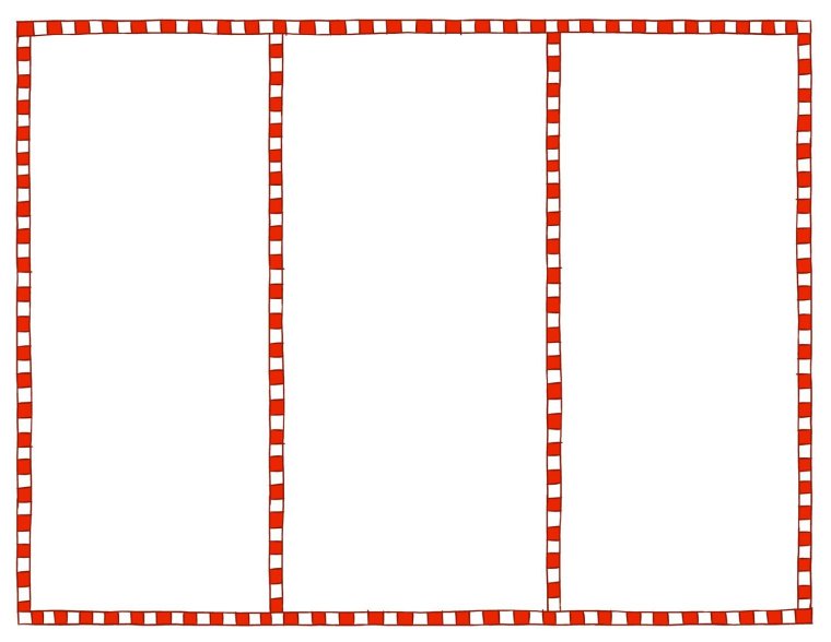 Лист а4 поделенный на 4 полоски