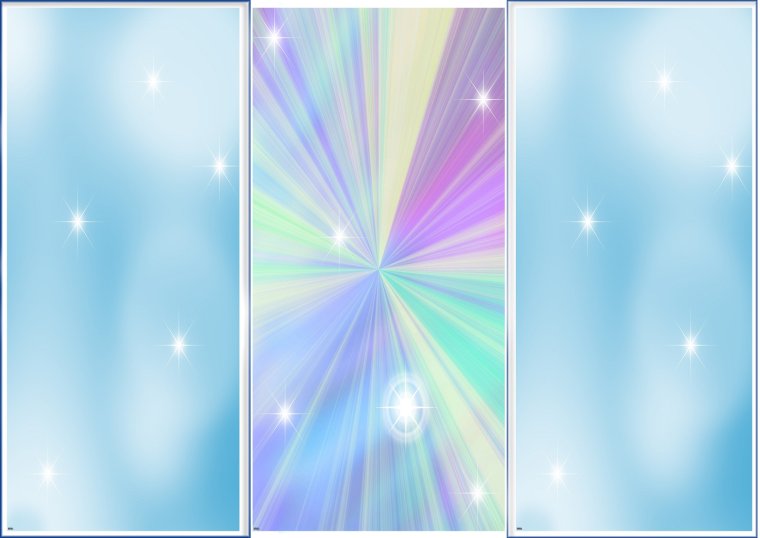 Цветные линии на прозрачном фоне